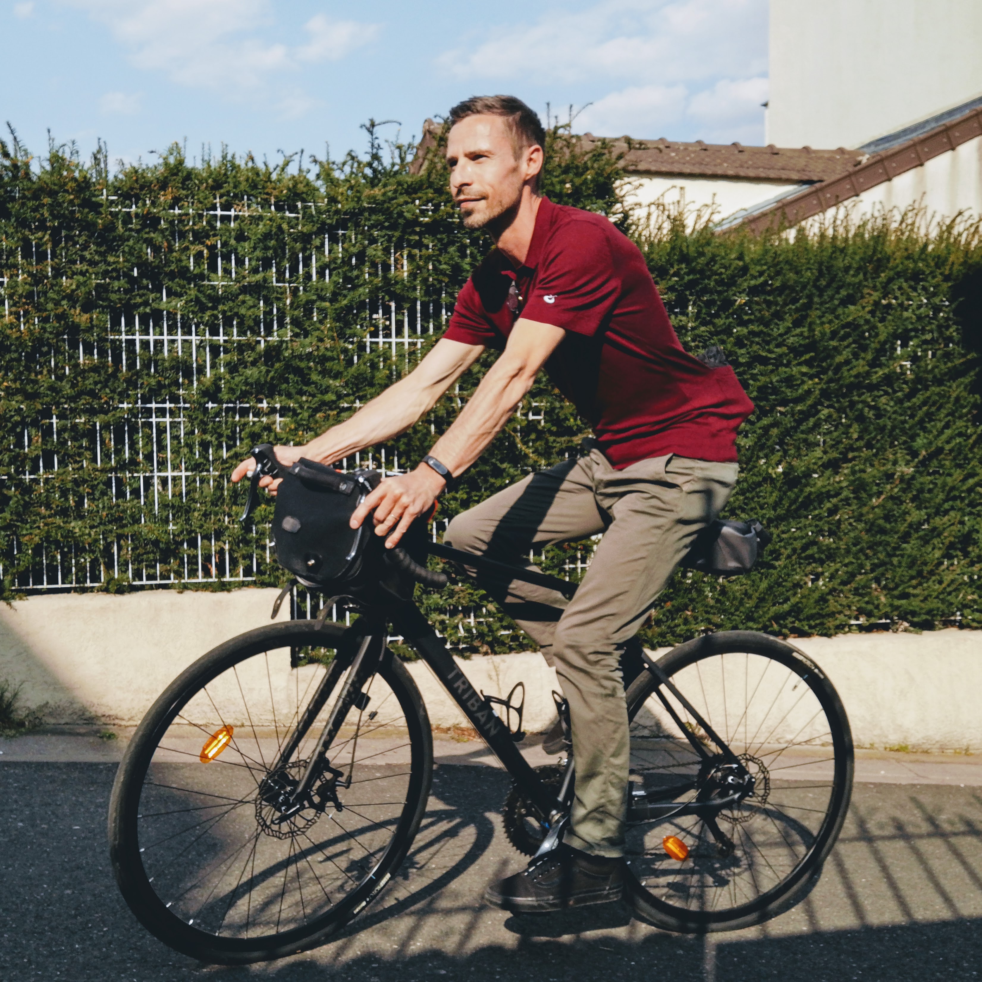 Nouveau Homme Giro Mobilité Polo Cyclisme Vélo Large étain gris à manches courtes Merino 